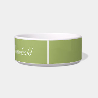 Écuelle "Chef plat Amorti-Vert d'aliments pour chats de