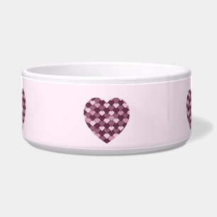 Écuelle Cherry Passion Carré rose et Diamond Heart