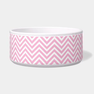 Écuelle Chevron Motif rose blanc ZigZag Vintage Rétro