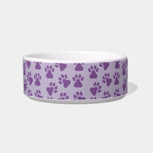 Écuelle Chien à empreintes violettes