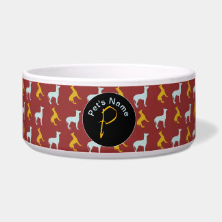 Écuelle Chien Année Zodiaque Anniversaire Monogramme Bowl 