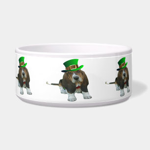 Écuelle Chien Bowl Basset Hound St Patrick's