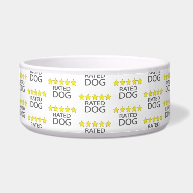 Écuelle Chien cinq étoiles (Devant)