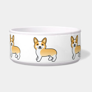 Écuelle Chien de bande dessinée Fawn Pembroke Welsh Corgi