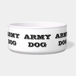Écuelle Chien de l'armée de l'élevage du bol d'animaux