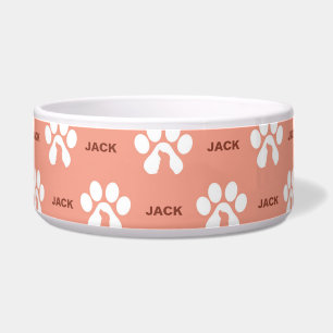 Écuelle Chien personnalisé Empreinte de patte