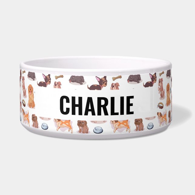 Écuelle Chiens heureux (Devant)