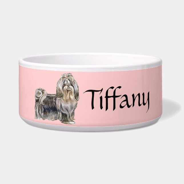 Écuelle Chih Tzu Dog Bowl personnalisable (Devant)