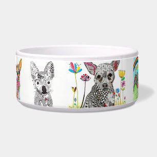 Écuelle Chihuahua Chig Bowl mignon et coloré