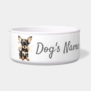 Écuelle Chihuahua chiot en céramique poêle Bowl