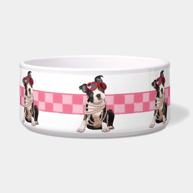Écuelle Chiot de Boston Terrier (Devant)
