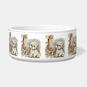 Écuelle Chiot vintage Puppy Art Sad Puppy