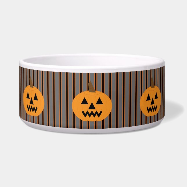 Écuelle Citrouilles d'Halloween amusants et fantaisistes (Devant)