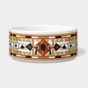 Écuelle Clan d'ours amérindien Pet Bowl