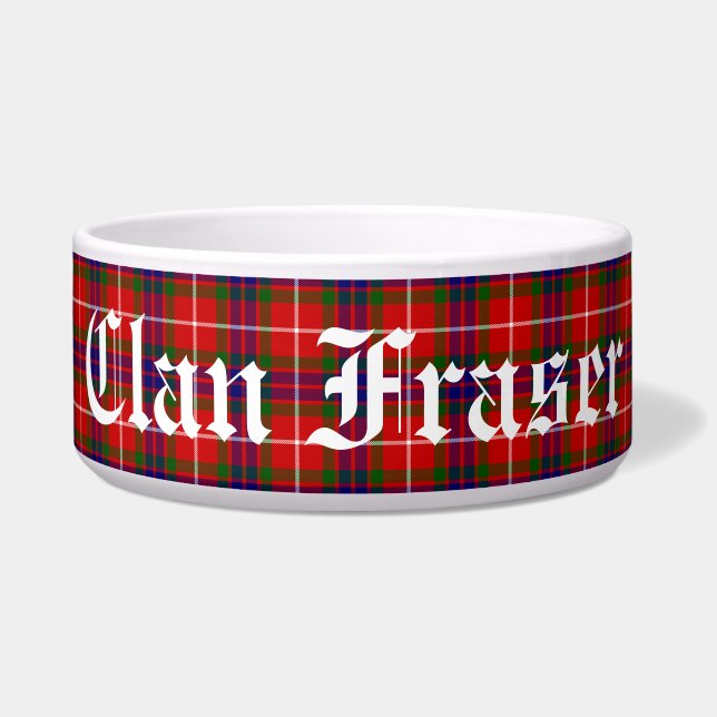 Écuelle Clan Fraser Tartan Plaid (Devant)