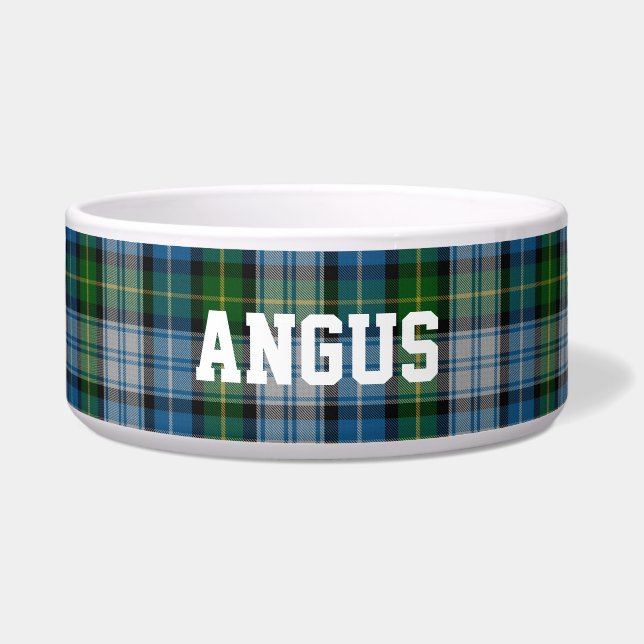 Écuelle Clan MacNeil Tartan personnalisé Plaid Pet Bowl (Devant)