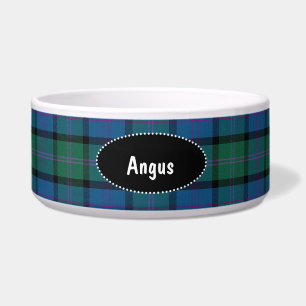 Écuelle Clan MacThomas Plaid Custom Dog Bowl