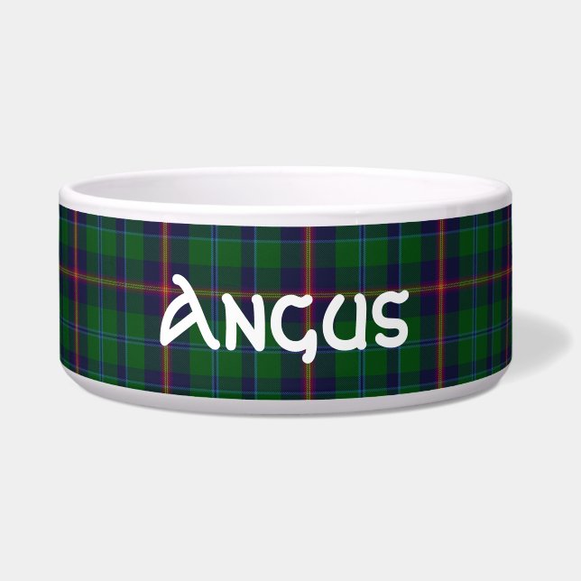 Écuelle Clan Young Custom Tartan Plaid Pet Bowl (Devant)