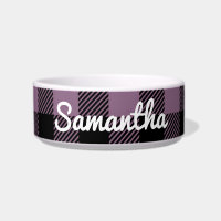 Classic Violet Buffalo Check Plaid Personnalisé