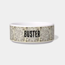Cobblestone de galets rustiques Design Pet Bowl