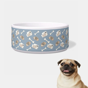 Écuelle Collection Cozy Paws Argent Bleu