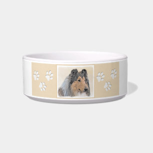 Écuelle Collie (Rough) Peinture - Cute Original Dog Art