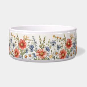 Écuelle Coloré Fleur sauvage céramique poêle Bowl