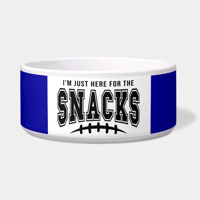 Écuelle Colts Indianapolis Ici Pour Les Snacks Animaux (Devant)