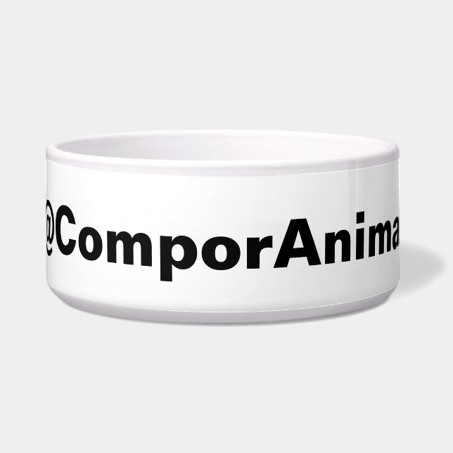 Écuelle Comportement animal (Devant)
