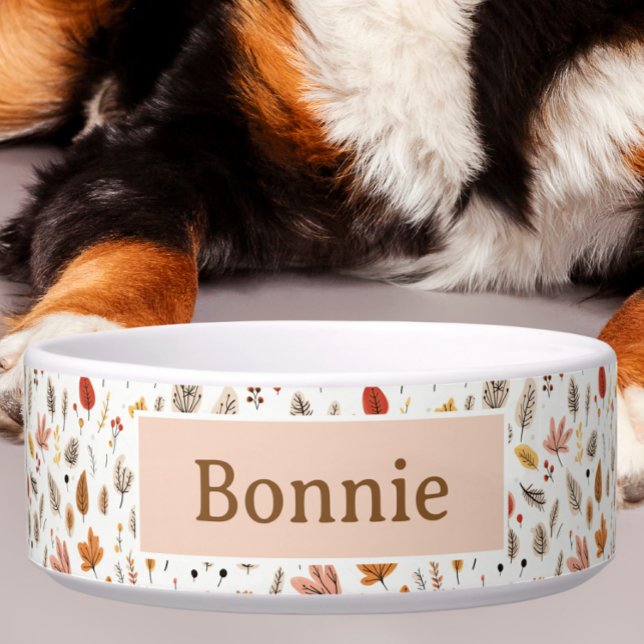 Écuelle Conception Automne - Chien Automne (Fall dog bowl)