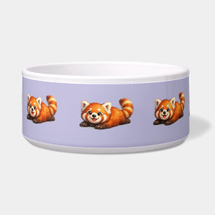 Écuelle Conception d'animal Kawaii de Panda Rouge Mignon s