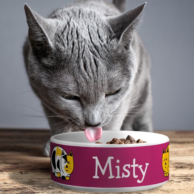 Écuelle Contenu Calico et Tabby Cats personnalisables (Créateur téléchargé)