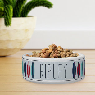 Écuelle Cool Personnalisé Plage Surf Motif Animaux de comp