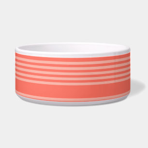 Écuelle Corail vivant cinq bandes motif