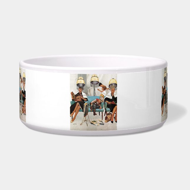 Écuelle Cowboy endormi dans le salon de beauté (Devant)