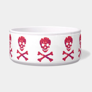 Écuelle Crâne à motifs floraux