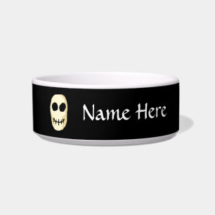 Écuelle Crâne crème et noir