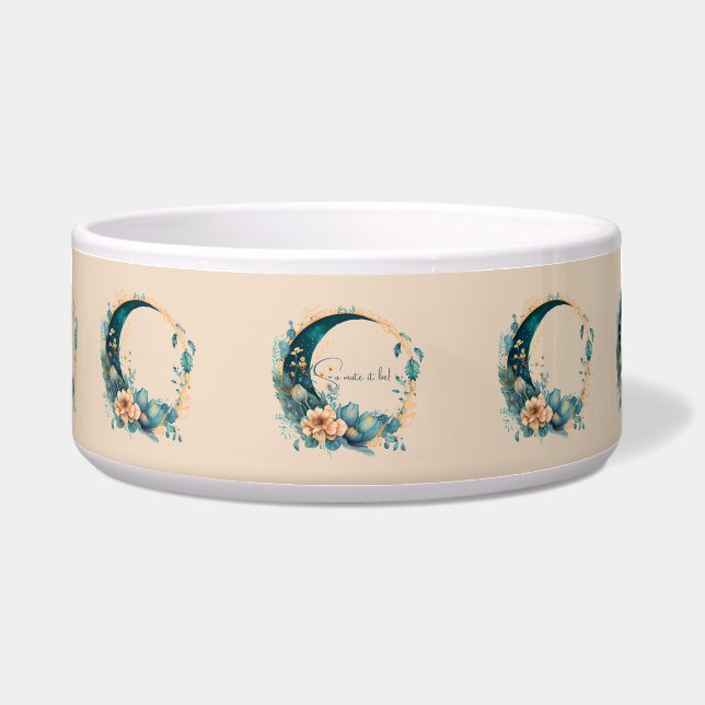 Écuelle Créez votre propre pêche et votre Turquoise lune f (Devant)
