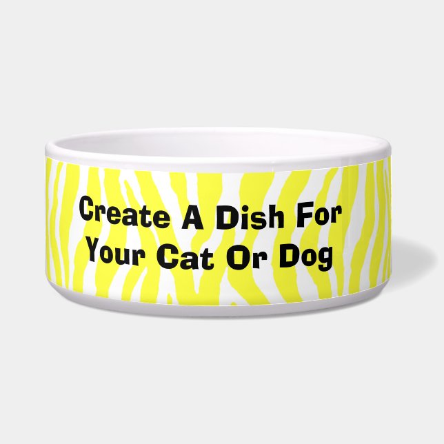 Écuelle Créez votre propre plat pour votre chien ou chat (Devant)