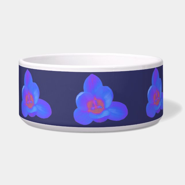 Écuelle Crocus Flower Hot et Cold Dog Bowl (Gauche)