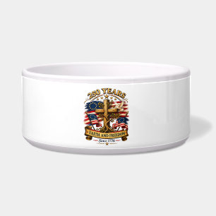 Écuelle Croix patriotique Foi et Liberté 250 Ans