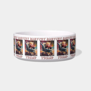 Écuelle Cry Baby Trump Pet Bowl