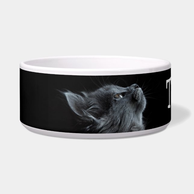 Écuelle Cuisine Gray Chat Pet Bowl (Gauche)