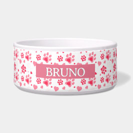 Écuelle Custom Ceramic Pet Bowl – Personalized Dog & Cat