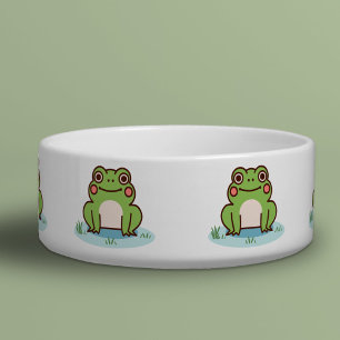 Écuelle Cute Frog Pet Bowl