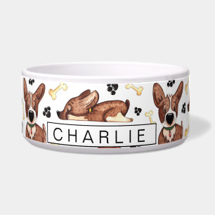 Écuelle Cute Funny Chien Personalisé Animaux