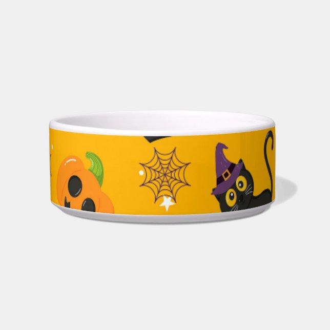Écuelle Cute Halloween Ceramic Dog Bowl (Devant)