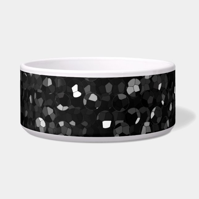 Écuelle Cuvette Bling en cristal Strass d'animal familier (Devant)