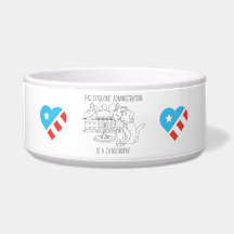 Cuvette d'animal familier de livre de cuisine de