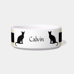 Écuelle Cuvette de chat personnalisable Bowl en blanc HAMb